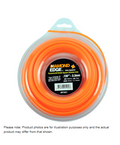 DIAMOND EDGE TRIMMER LINE  .130" / 3.30MM DONUT  LENGTH 20M