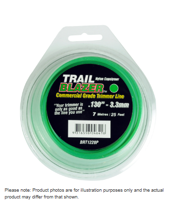 TRAIL BLAZER TRIMMER LINE  .130" / 3.30MM TEARDROP LOOPS  LENGTH 25