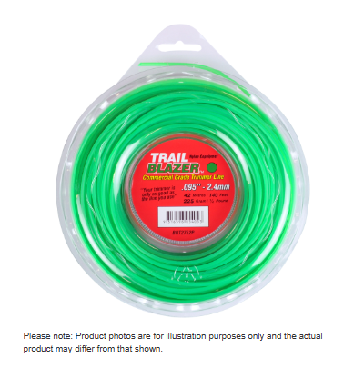 TRAIL BLAZER TRIMMER LINE  .095" / 2.40MM DONUT  LENGTH 43M