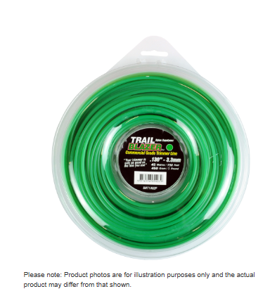 TRAIL BLAZER TRIMMER LINE  .130" / 3.30MM DONUT  LENGTH 45M